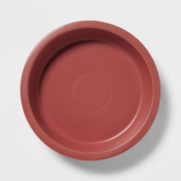 Threshold 10" Stoneware Pie Dish Brown Red - Target Fall Thanksgiving 2022 - Picture 3 of 6